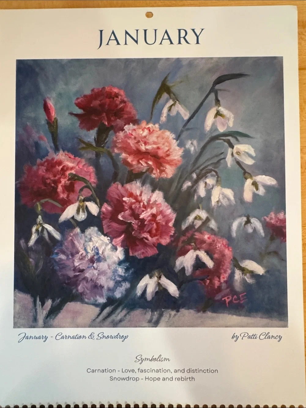 12 Flowers of the Month-framing or crafting original oil paintings P. Clancy